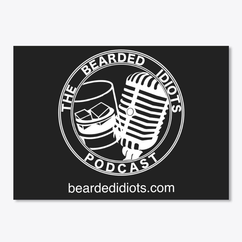 The Bearded Idiots - Sticker Rectangle